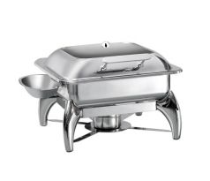 Chafing GN 2/3 sklo, výklopné veko, AT-62293