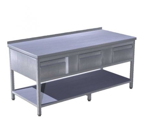 Stôl pracovný so zásuvkami 1800x700, PSZS-3